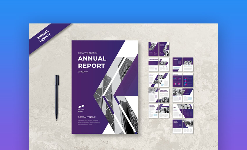 Best Free Annual Report Template Downloads 2022 Word Designs
